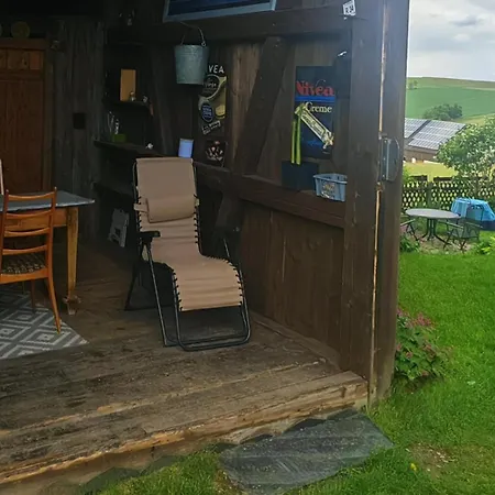 Zauberblick Am Rennsteig Frankenwald Freistehend Naturnah Hundefreundlich Eingezaeunt Ludwigsstadt