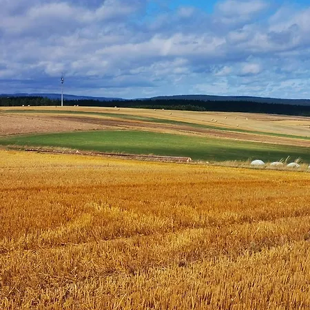 Zauberblick Am Rennsteig Frankenwald Freistehend Naturnah Hundefreundlich Eingezaeunt Ludwigsstadt