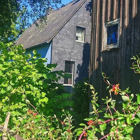 Zauberblick Am Rennsteig Frankenwald Freistehend Naturnah Hundefreundlich Eingezaeunt 펜션 *