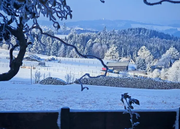 Zauberblick Am Rennsteig Frankenwald Freistehend Naturnah Hundefreundlich Eingezaeunt 펜션 *