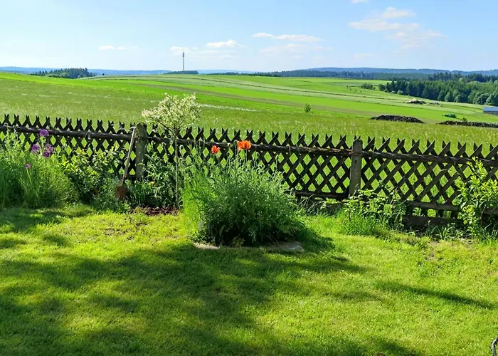 Zauberblick Am Rennsteig Frankenwald Freistehend Naturnah Hundefreundlich Eingezaeunt 펜션 *